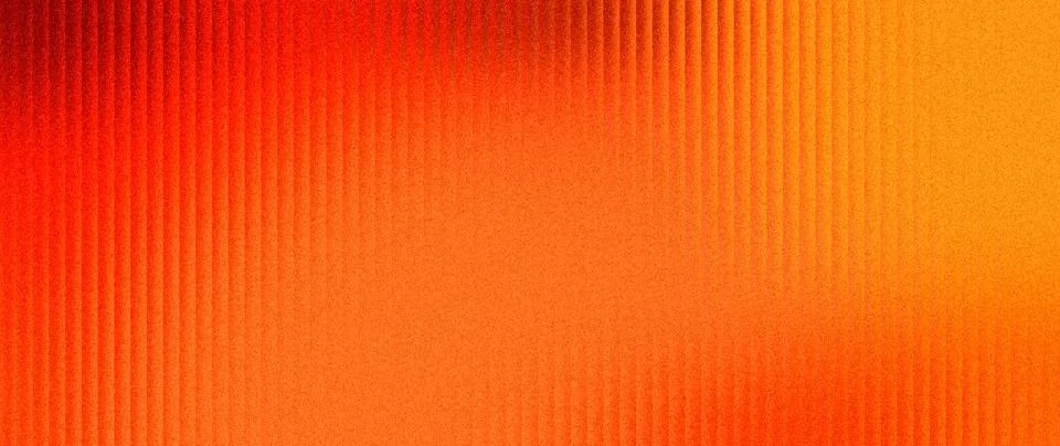 Grainy vertical fluted background in red, orange tones with straight glass .. Stock Illustration