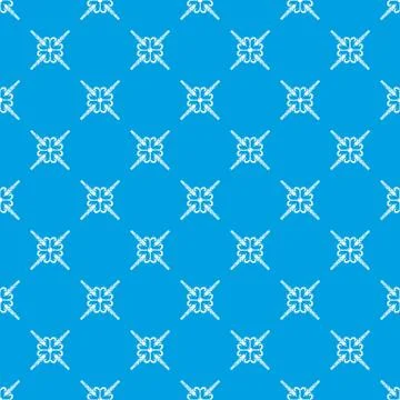 Grainy wheat pattern seamless blue Illustrazione stock