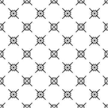Grainy wheat pattern seamless Illustrazione stock