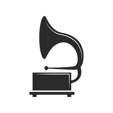 Gramaphone icon design Stock Illustration
