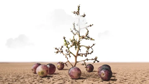 Grame Tree in Clouds Stock Footage 87297322