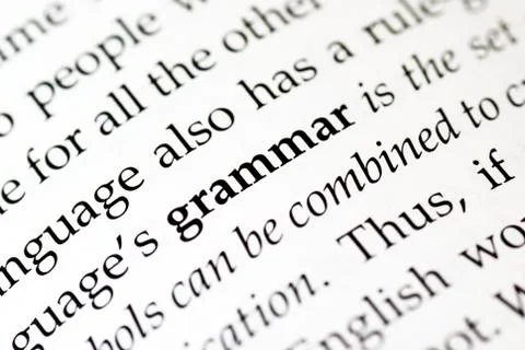 Grammar Stock Photos