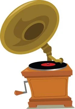 Grammophone Stock Illustration