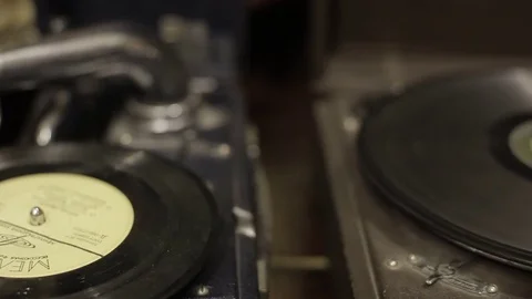 Gramophone in an antique shop Stock Footage 72835281