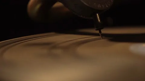 Gramophone  close-up 動画素材 164368986