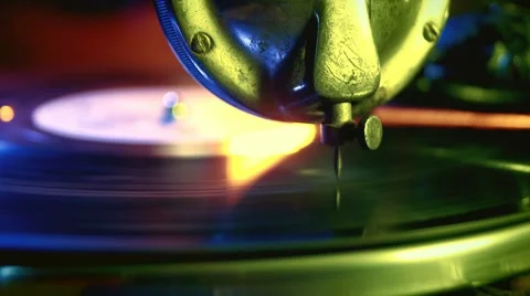 The gramophone Stock Footage 61876251