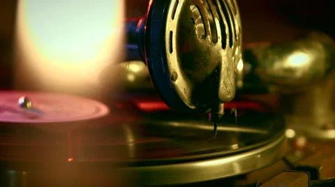 The gramophone Stock Footage 61876417