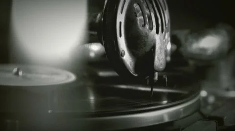 The gramophone Stock Footage 61876468