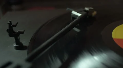 Gramophone [handle movement] Stock Footage 62381082