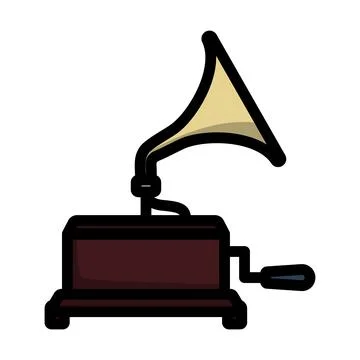 Gramophone Icon Stock Illustration