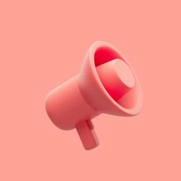 Gramophone icon simple 3d render illustration on red pastel background Illustrazione stock