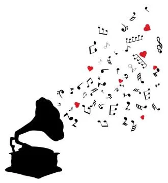 Gramophone Stock Illustration