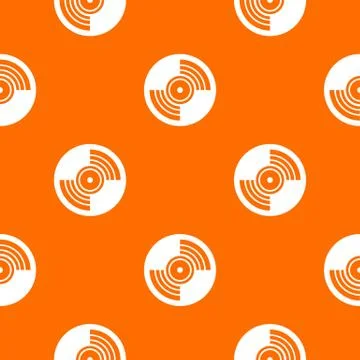 Gramophone vinyl LP record pattern seamless Stockillustratie