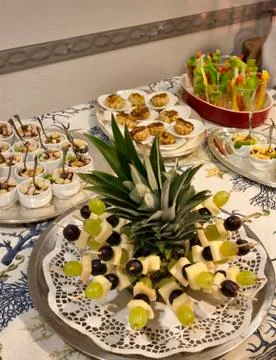 Gran buffet Foto stock