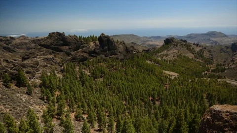 Gran Canaria Landscape Vídeo Stock 123586469