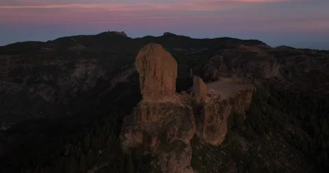 Gran Canaria as the sun goes down Stock Footage 235874099