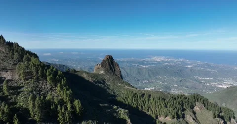 Gran Canarian mountains Stock Footage 235866003