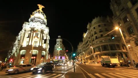 Gran Via Stock Footage 10723448