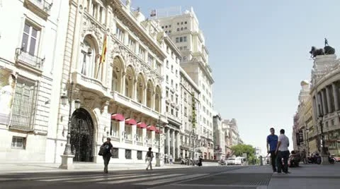 Gran Via Stock Footage 12101486