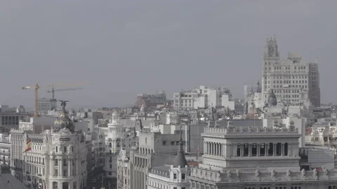 Gran Via Madrid 動画素材 138215023