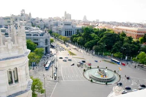 Gran via, madrid Stock Photos