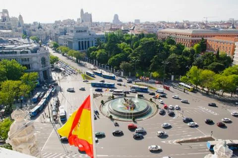 Gran via, madrid Stock Photos