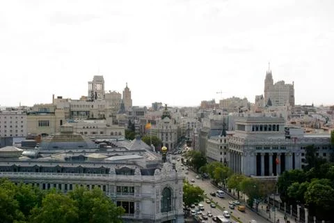 Gran via, madrid Stock Photos