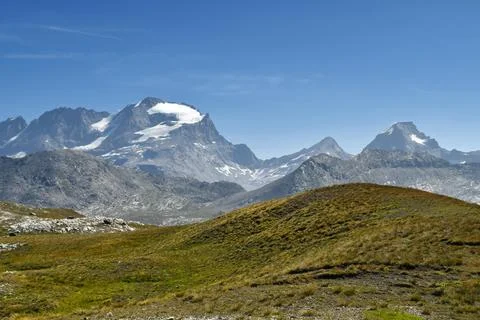 The Gran Paradiso. Stock Photos
