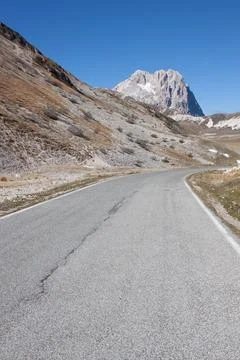 Gran Sasso mountain Stock Photos