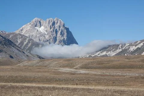 Gran Sasso mountain Stock Photos