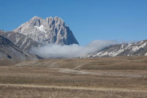 Gran Sasso mountain Stock Photos