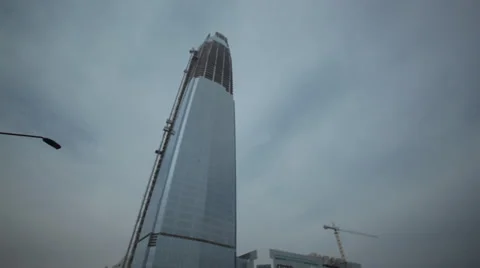 Gran Torre Santiago Stock Footage 30442788