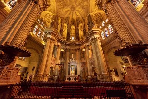 Granada Cathedral - Cathedral of the Incarnation. Andalusia, Spain Stock Photos