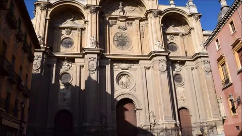 Granada Cathedral Hyperlapse Stock Footage 85234154