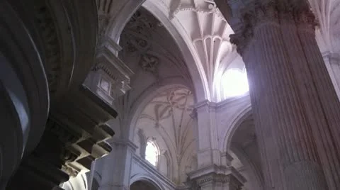 Granada Cathedral Lense Flare Video stock 10729266