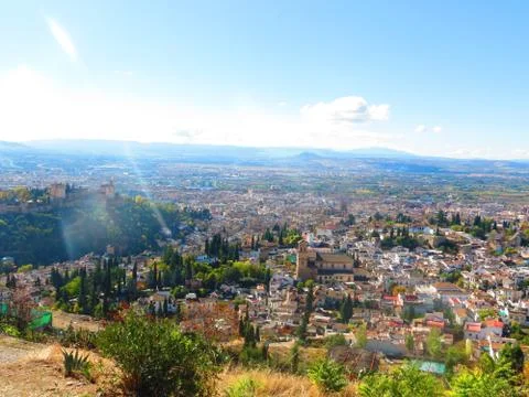 Granada cityscape Stock Photos