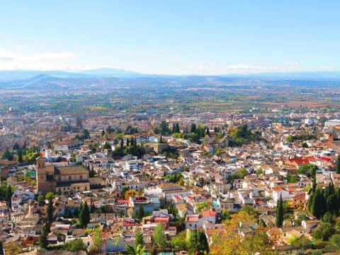 Granada cityscape Stock Photos