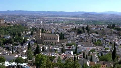 Granada old town in Spain Stock Footage 159171985