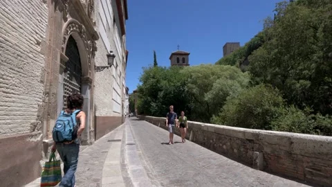 Granada old town in Spain Stock Footage 159172420