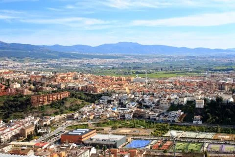 Granada rooftops Foto stock