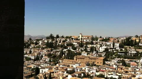 Granada Skyline Stock Footage 10729068