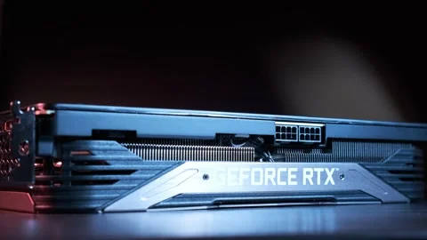 Granada, Spain, December 18, 2021. PNY Nvidia Geforce RTX 3070 Ti gaming grap Stock Footage 167283884