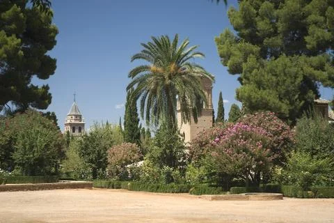 Granada,Spain,the Alhambra Stock Photos