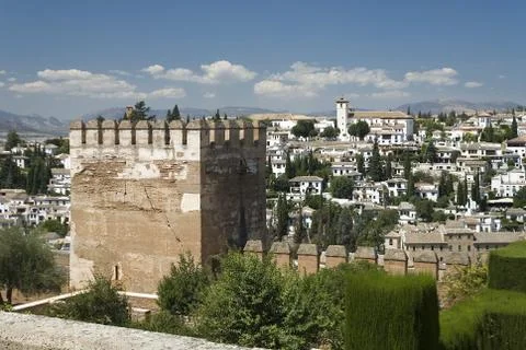 Granada,Spain,the Alhambra Stock Photos