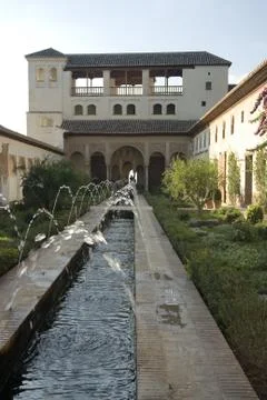 Granada,Spain,the Generalife Stock Photos