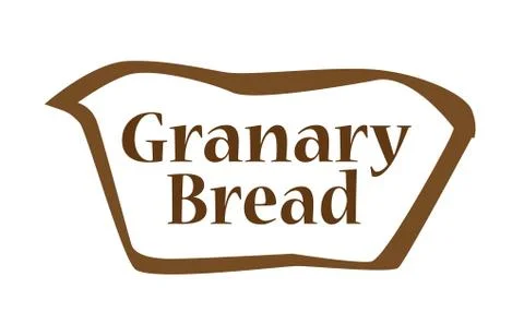 Granary Bread Outline shape Stock Illustration