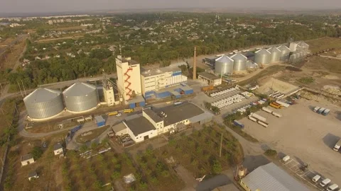 Granary, grain elevator Video stock 131626036