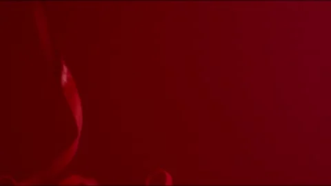 Granate silk ribbon dropping down on a red backdrop. FHD still shot high quality Stock Footage 146168921