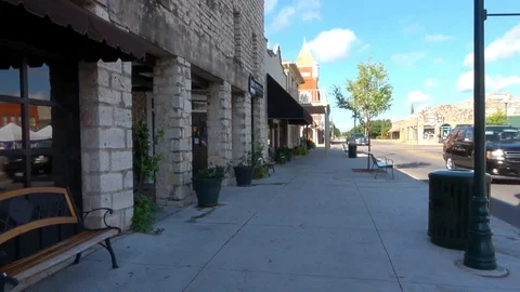 Granbury town square, Texas. Stock Footage 95916121