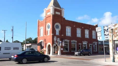Granbury town square, Texas. Stock Footage 95916631